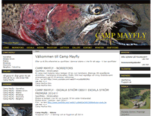 Tablet Screenshot of campmayfly.se